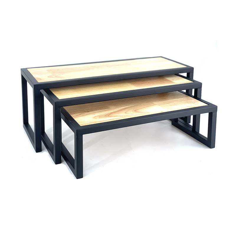 Iron Wooden Kitchen Storage Rack