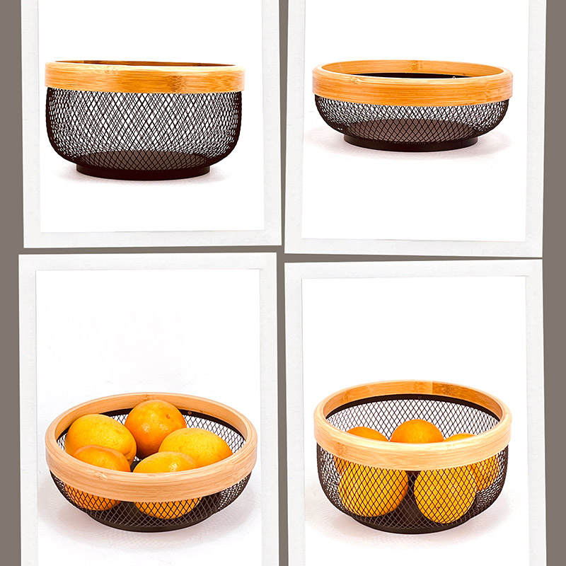 Natural Charm Metal Fruit Basket Natural Charm Metal Fruit Basket