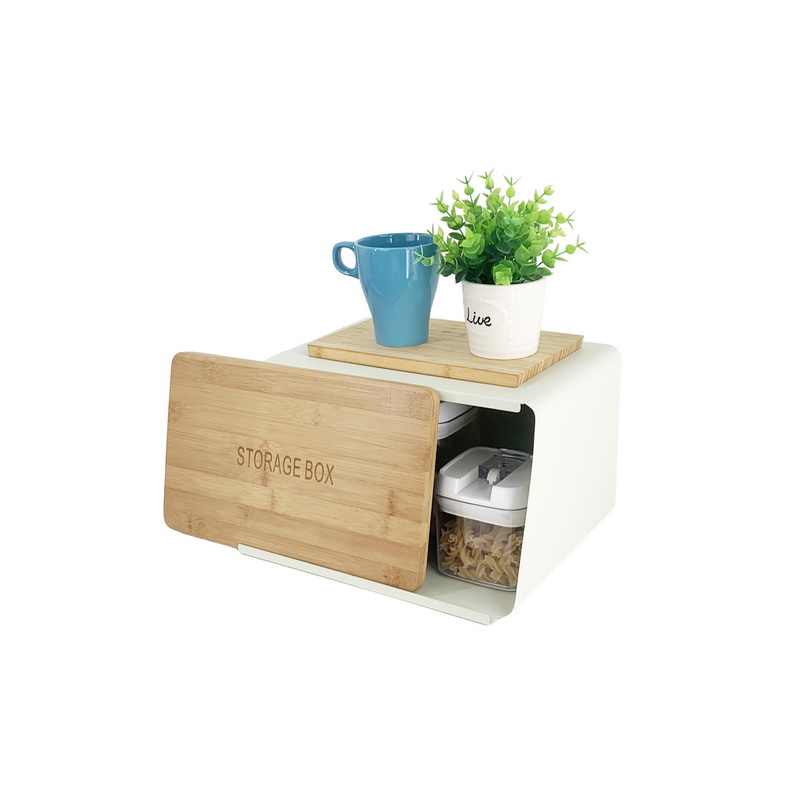 Multifunctional Kitchen Storage Box for Bread and Spices