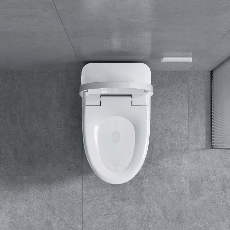 Einteilige intelligente Toilette mit sofortiger Heizung und automatischer Spülung