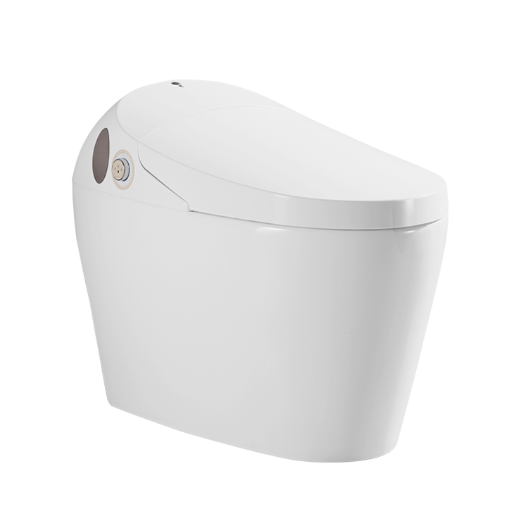 فوهة مستشعر أوتوماتيكية أنيقة لتنظيف المرحاض الذكي