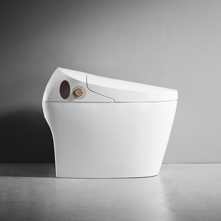 فوهة مستشعر أوتوماتيكية أنيقة لتنظيف المرحاض الذكي