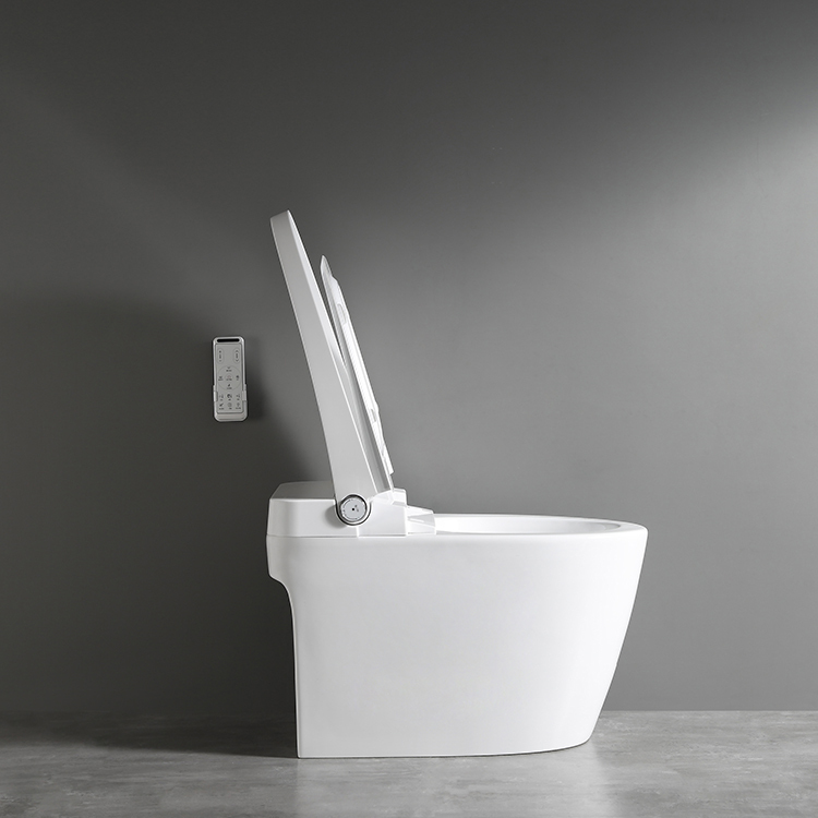 Intelligente Damentoilette mit Fernbedienung