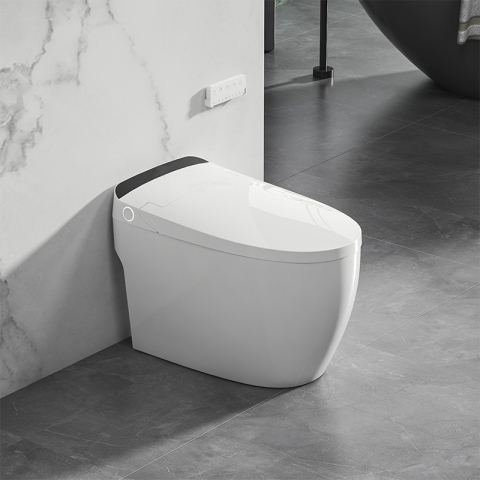 One Touch Warm Air Drying Foot Induction Smart Toilet