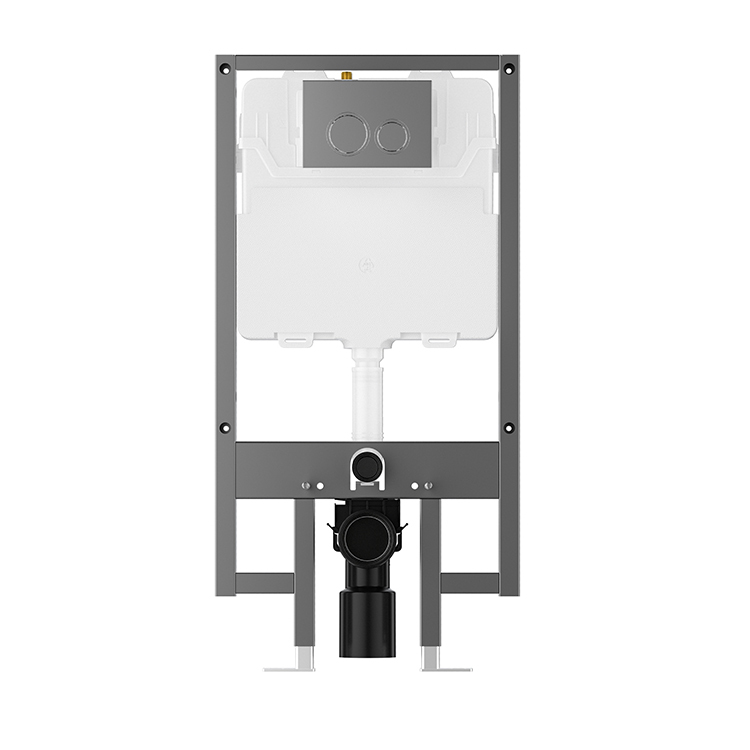 Citerne de toilette dissimulée au mur