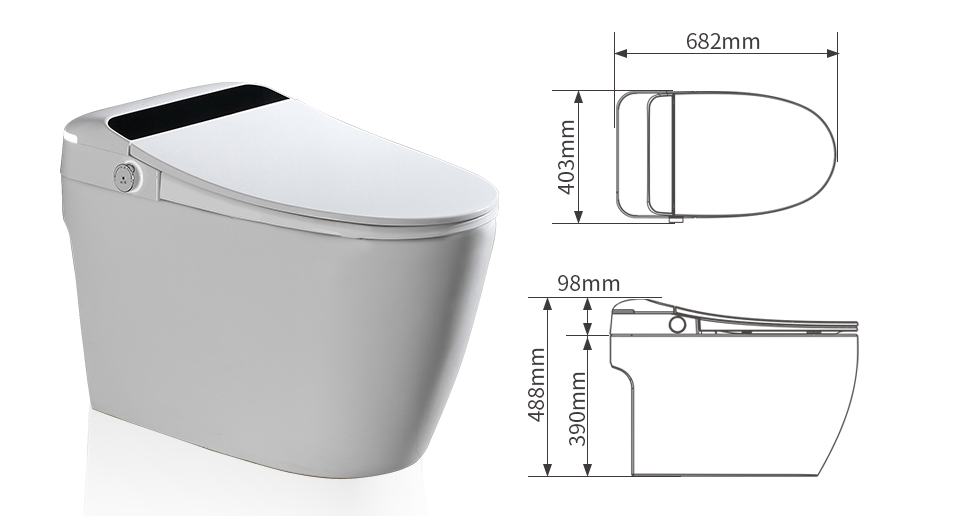 deodorization smart toilet