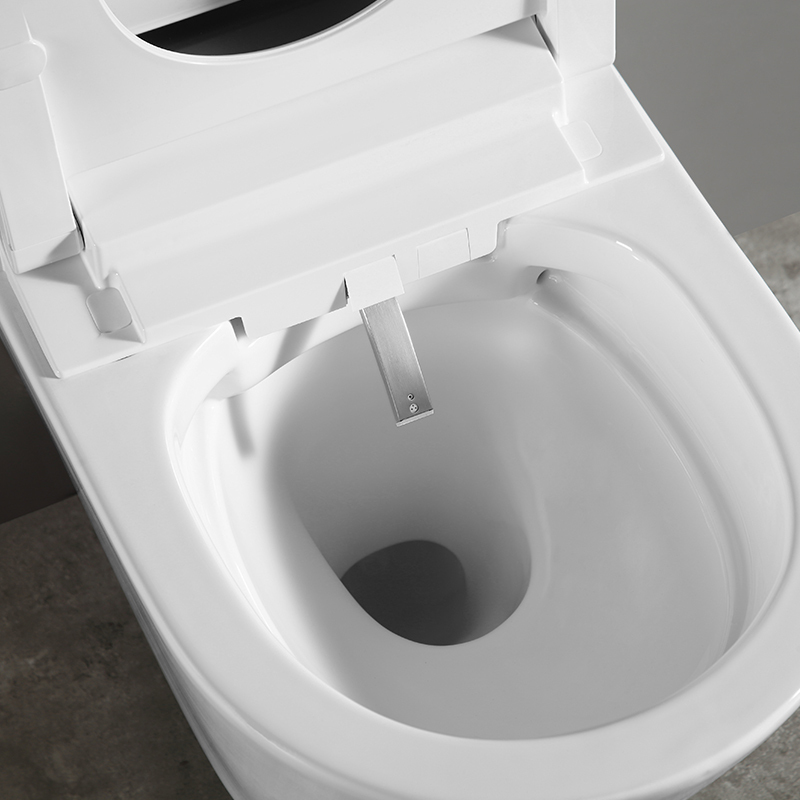 مرحاض ذكي للشقة مثبت على الحائط بدون خزان