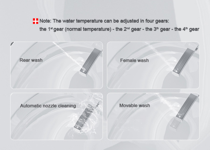 Intelligent washing toilet