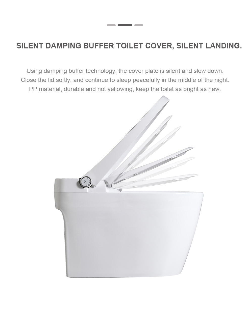 smart flushing toilet