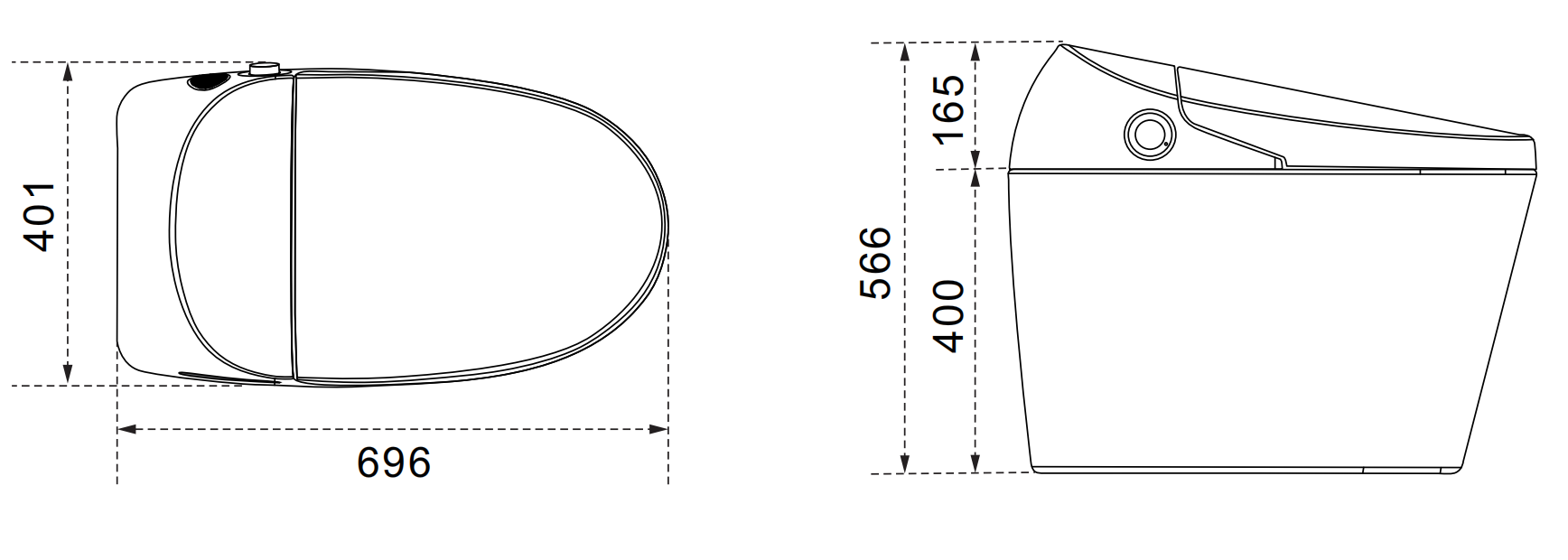 Remote control toilet