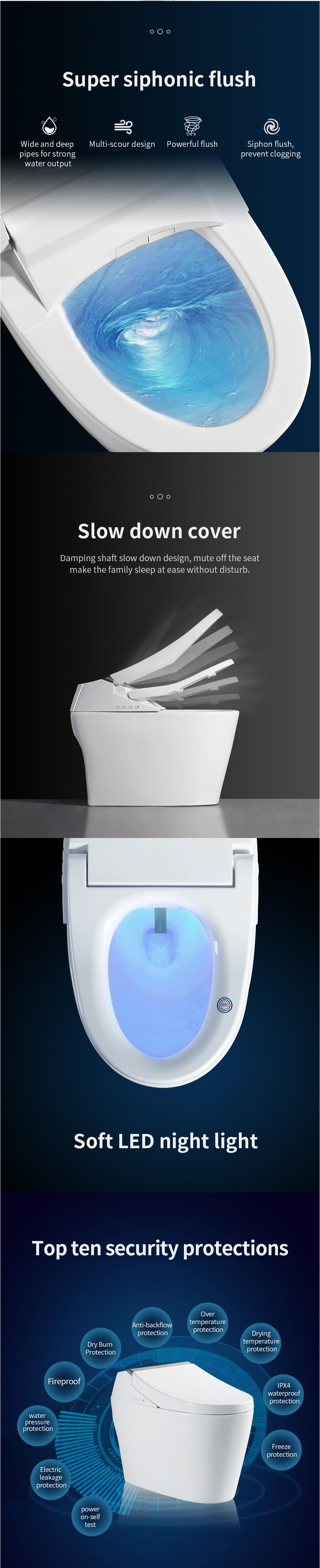 elegant intelligent toilet