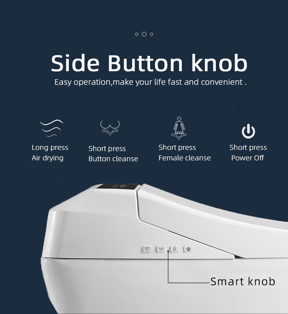 One touch smart bidet