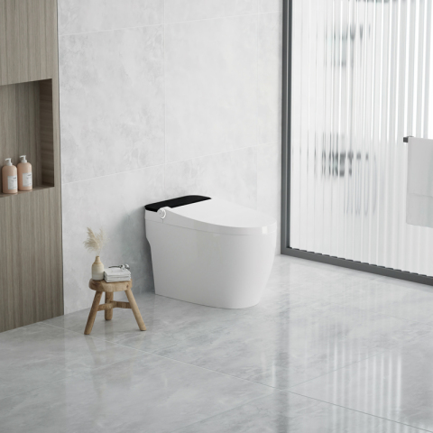 Inodoro inteligente con descarga automática de bidé inteligente de 110 V