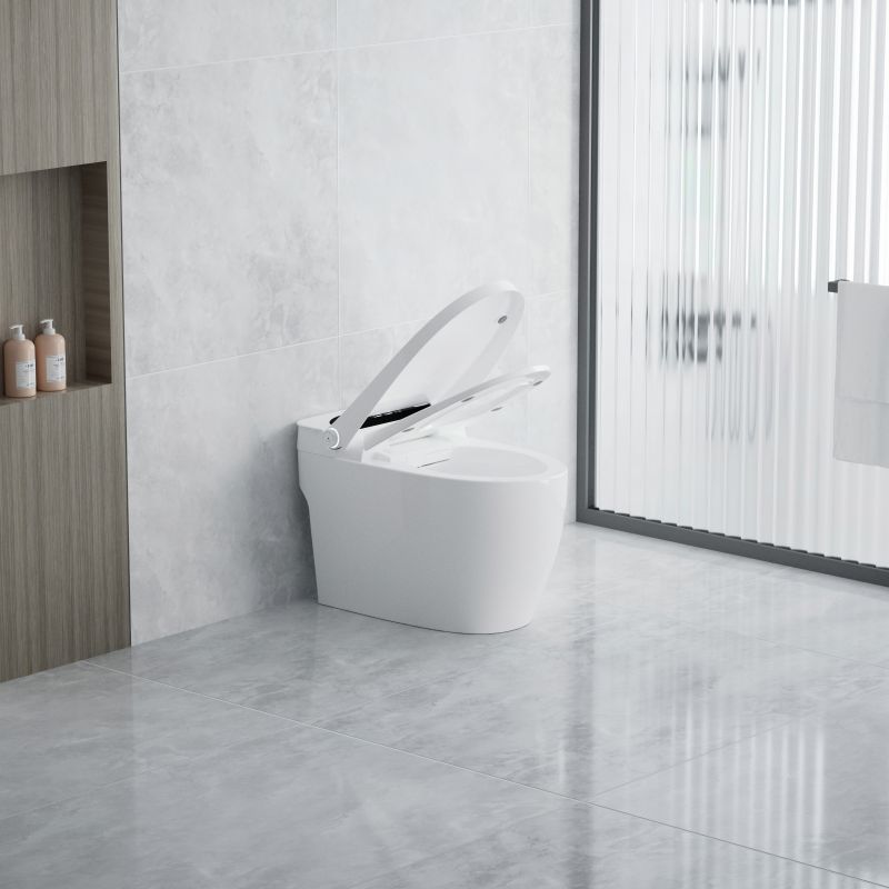 Esterilización UV con inodoro inteligente con pantalla LED