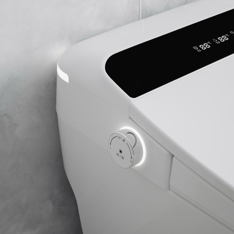 Inodoro inteligente de una pieza con control remoto