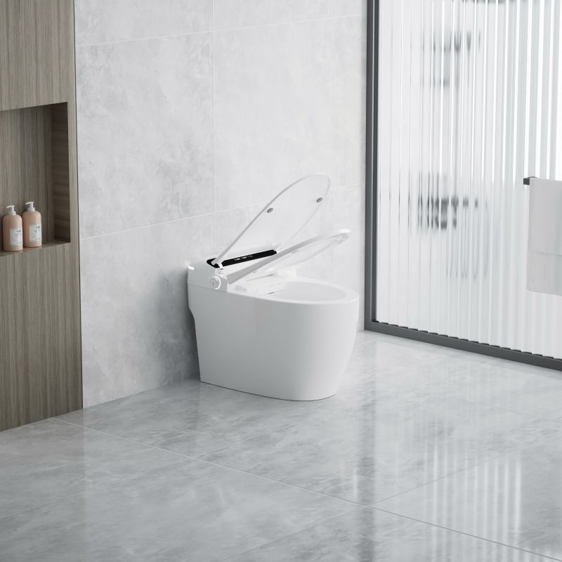 Inodoro inteligente de una pieza con control remoto