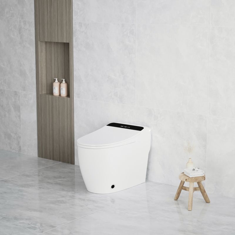Inodoro inteligente de una pieza con control remoto