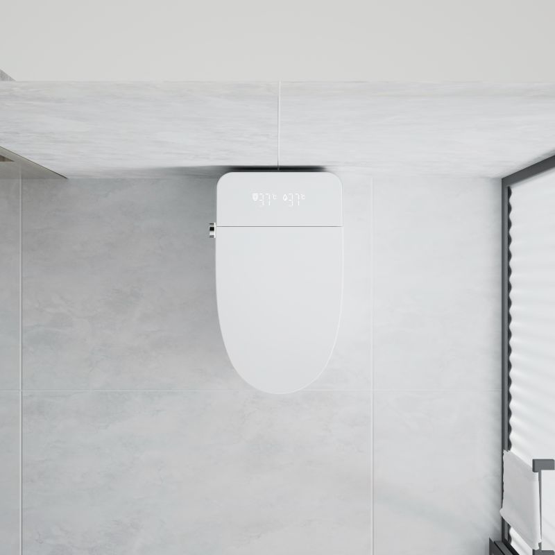 สุขภัณฑ์อัจฉริยะอิเล็กทรอนิกส์หน้าจอ LED ฝาบางเฉียบ