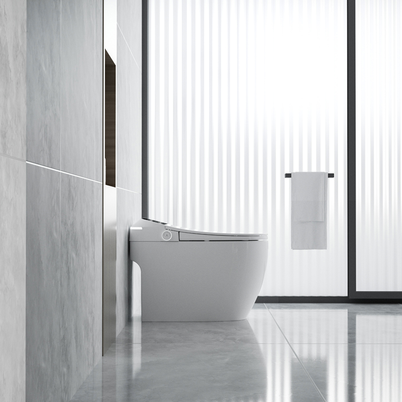 Cuarto de baño Automático Eléctrico Autolimpiante Inodoro inteligente