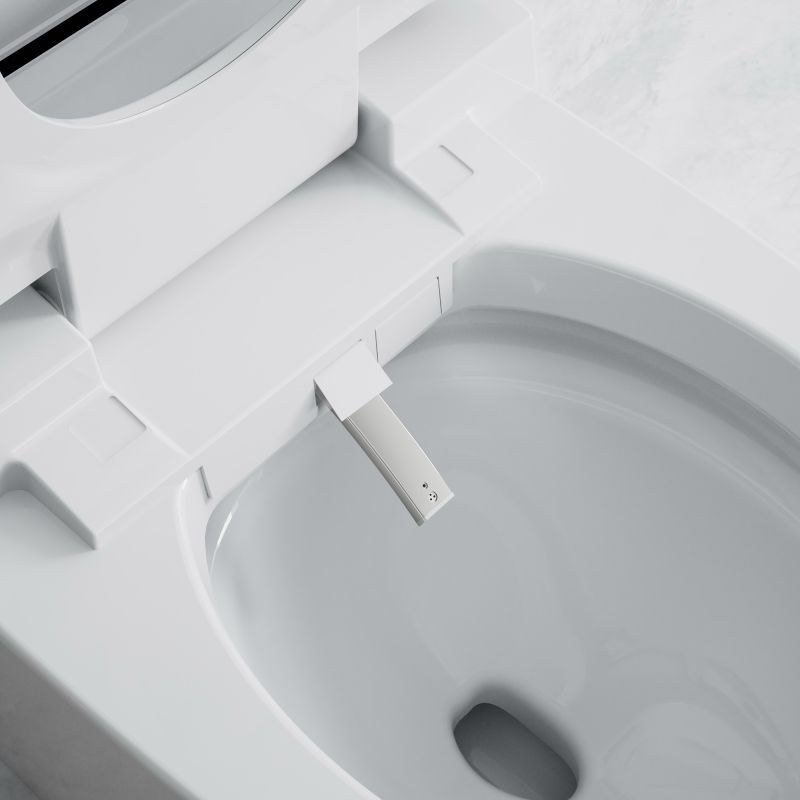 Toilette intelligente moderne à induction automatique à une touche