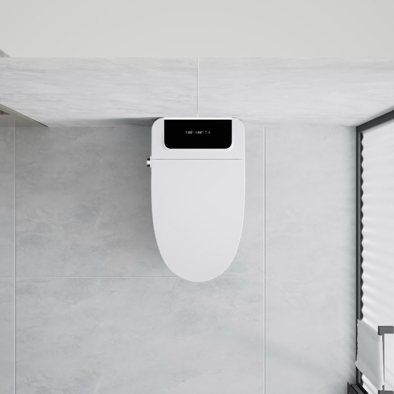Toilette intelligente moderne à induction automatique à une touche