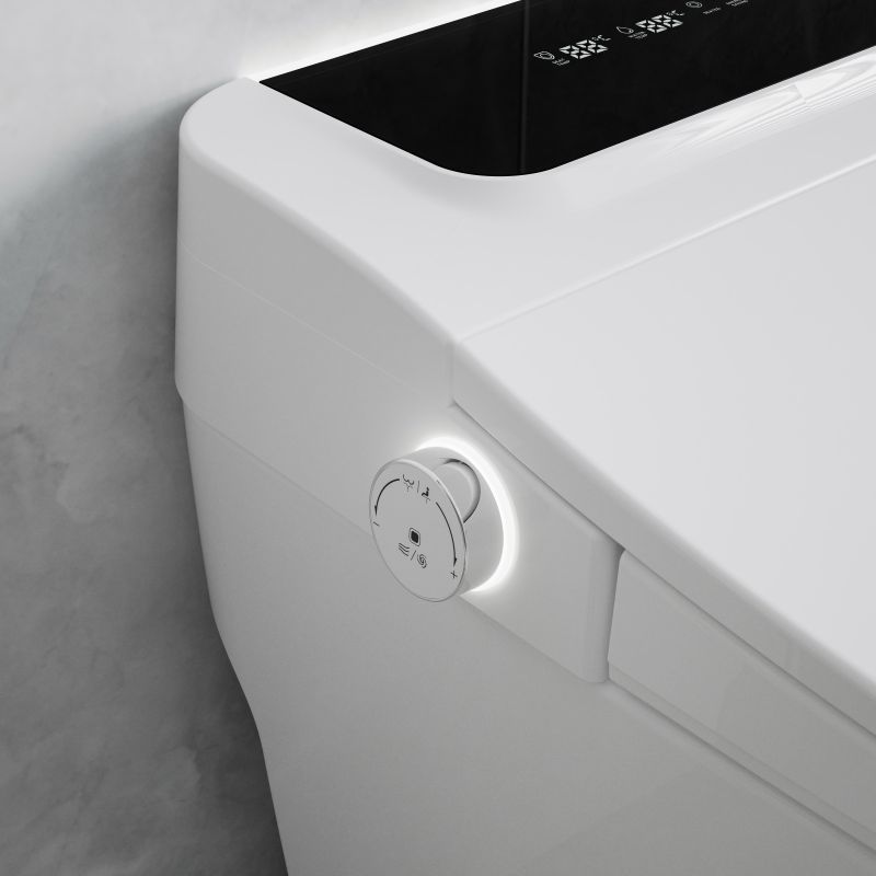Toilette intelligente moderne à induction automatique à une touche