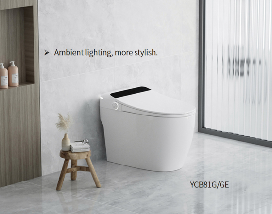 One Piece Atmosphere Light Smart Toilets：YCB81G