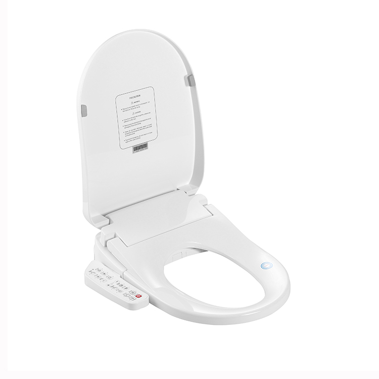 Bảng điều khiển bên nắp nhà vệ sinh sưởi ấm thông minh tự làm sạch