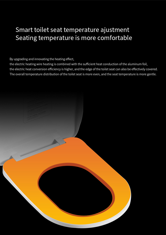 Temperature Adjustable Smart Toilet Seat Cover