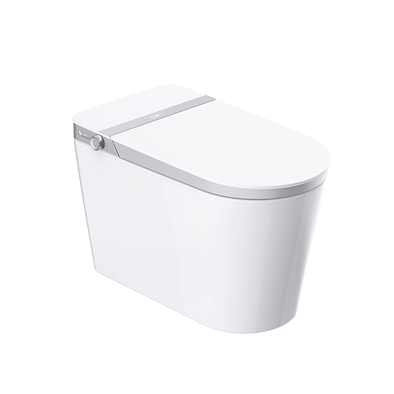 Luxus-Smart-Toilette mit benutzerdefinierter automatischer Sensorspülung und zwei benutzerdefinierten Funktionen