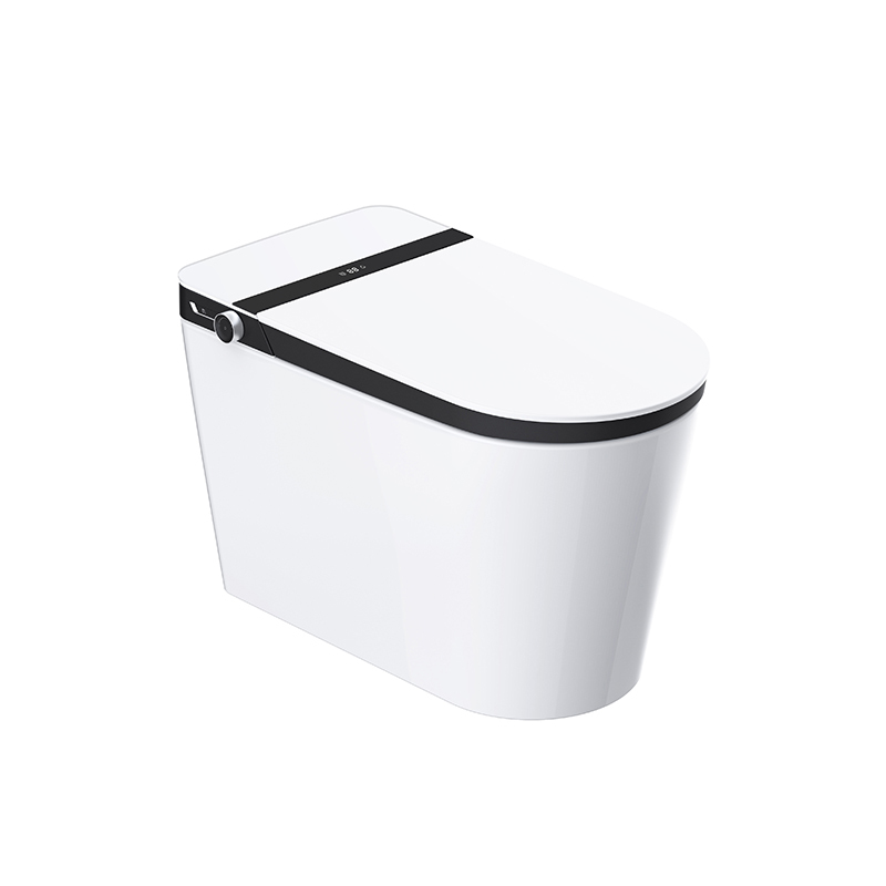 Luxus-Smart-Toilette mit benutzerdefinierter automatischer Sensorspülung und zwei benutzerdefinierten Funktionen