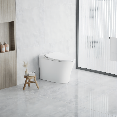 Baño Automático Higiénico Asiento Cálido Inodoro Inteligente