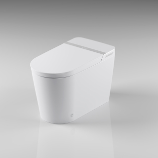 Toilette intelligente de luxe à double capteur automatique définie par l'utilisateur