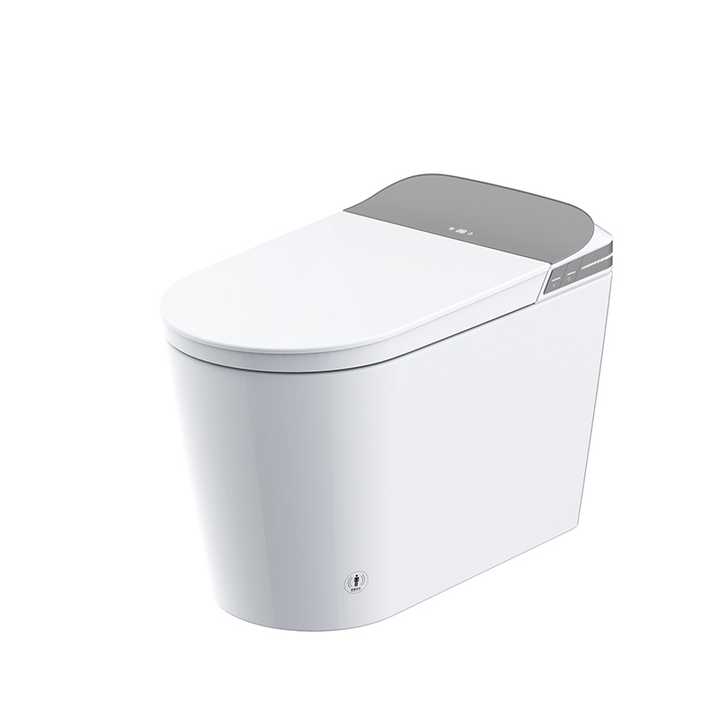 Inodoro inteligente con calefacción instantánea y descarga automática desde el asiento