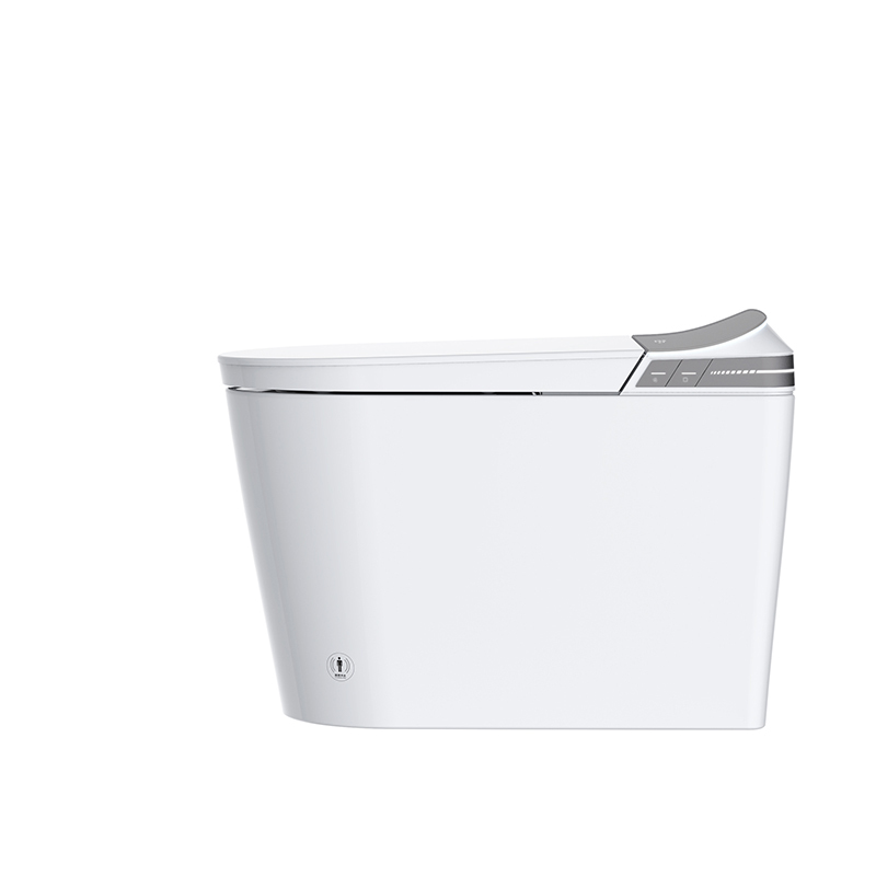 Inodoro inteligente con calefacción instantánea y descarga automática desde el asiento