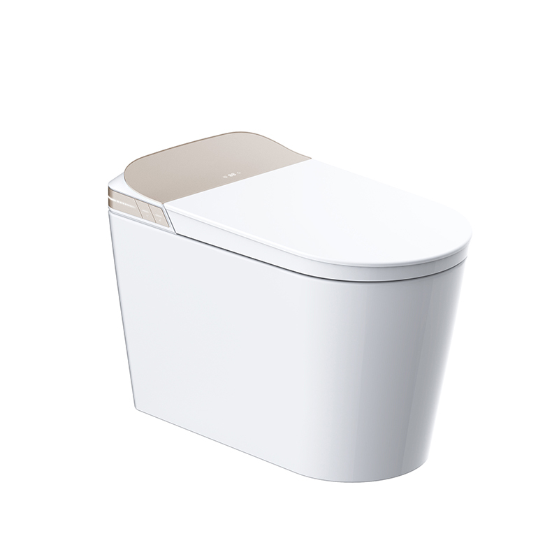 Inodoro inteligente con calefacción instantánea y descarga automática desde el asiento