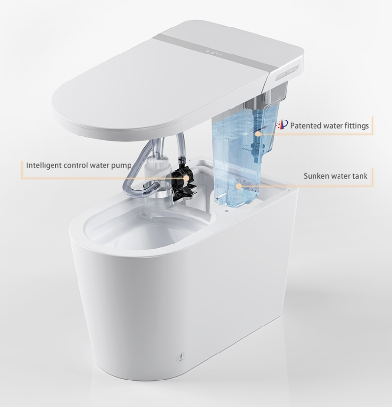 luxury smart toilet