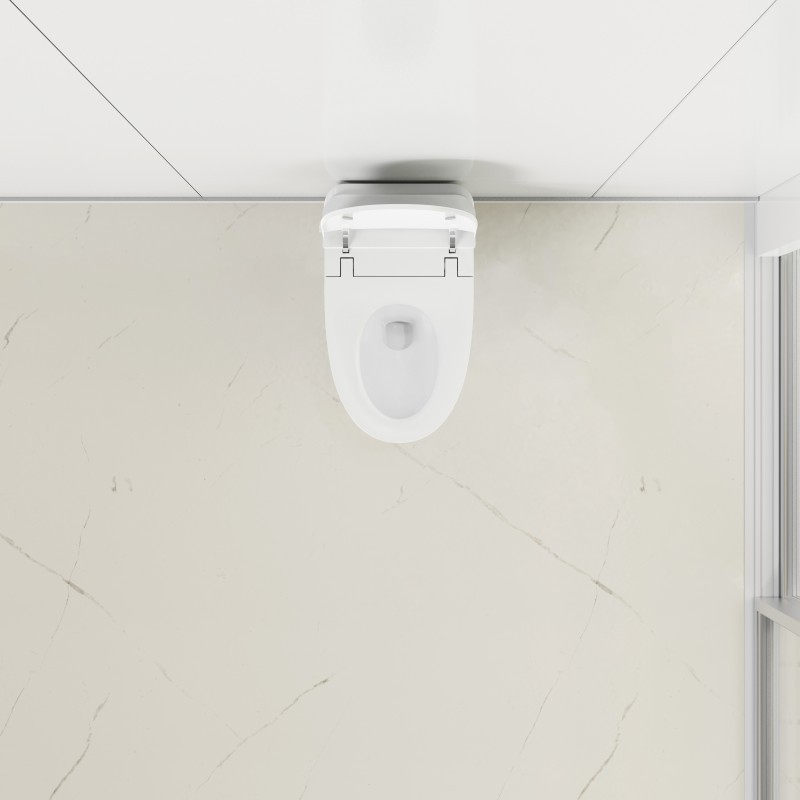 Bidet-WC ohne Stromanschluss mit integriertem Wassertank