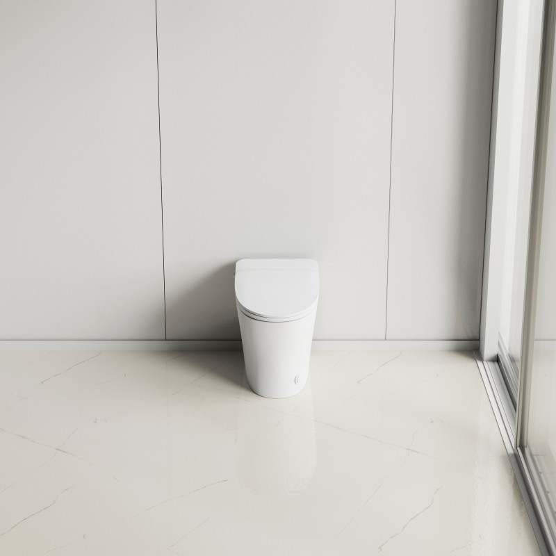 Bidet-WC ohne Stromanschluss mit integriertem Wassertank