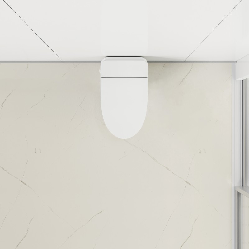 Bidet-WC ohne Stromanschluss mit integriertem Wassertank