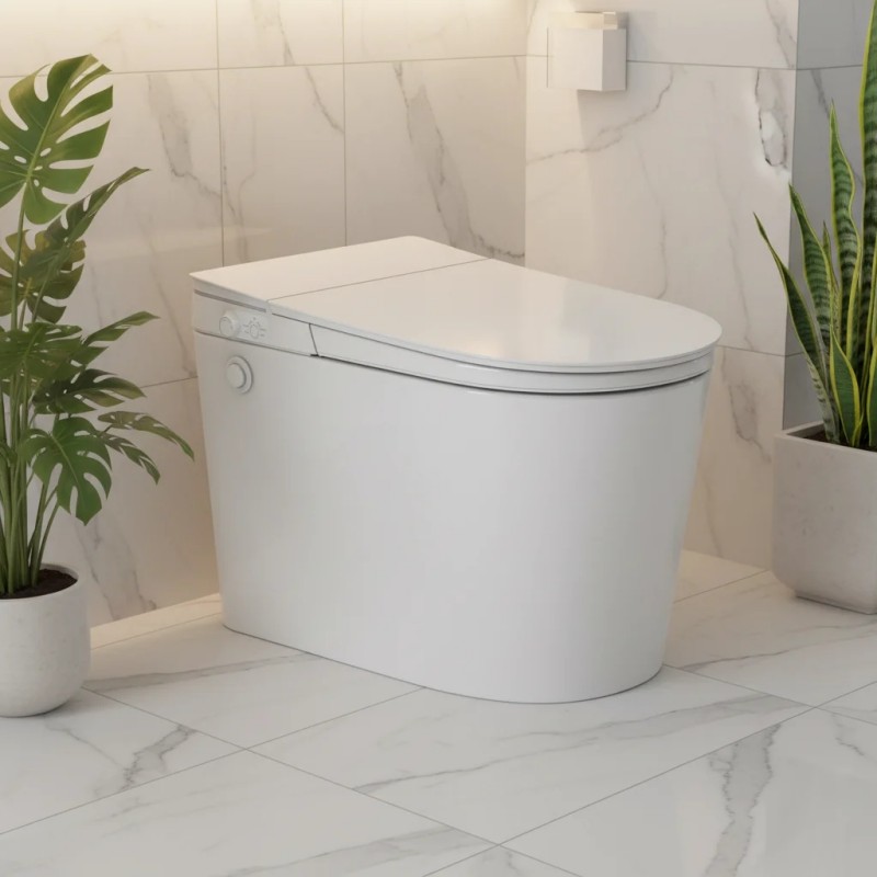 One piece smart toilet One piece smart toilet