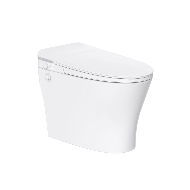 Auto flush and remote control one piece smart toiler