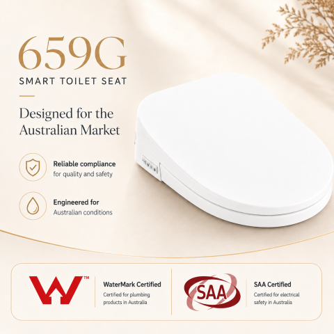 SAA Certified Self-clean Smart Toilet Seat Cover