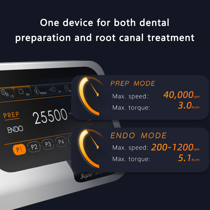 Dental Clinical Brushless Micromotor Fiber Optical With Internal Water