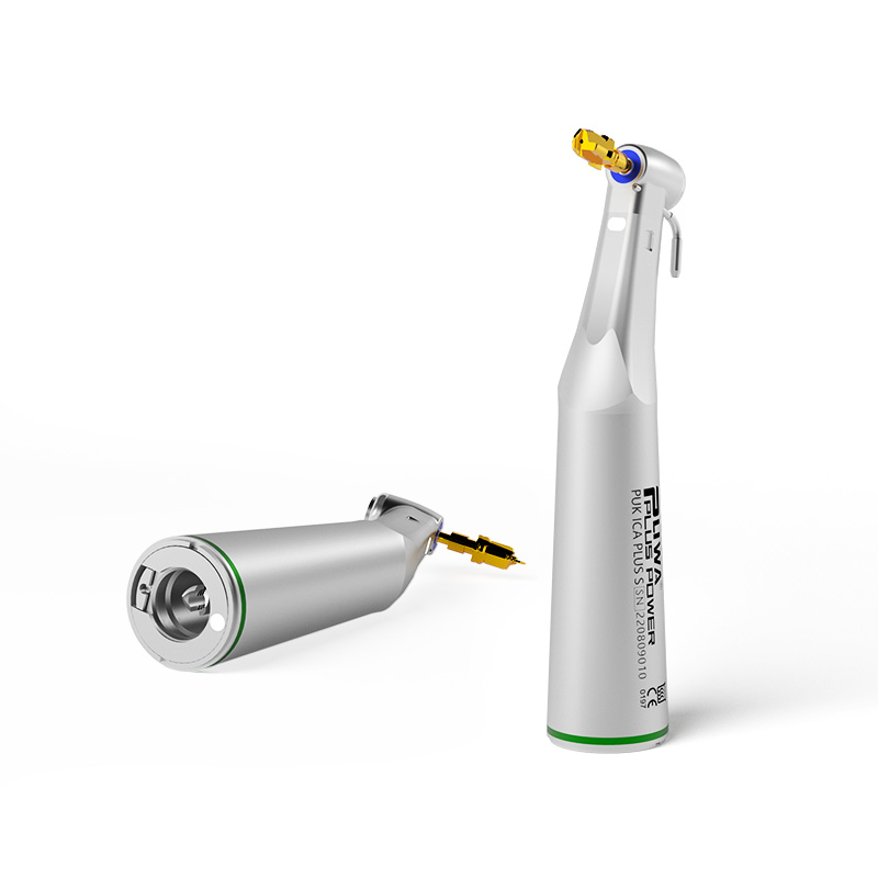 20:1 Implant Contra-angle Push Button With Fiber Optic Handpiece