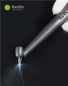 Peça de mão cirúrgica de fibra óptica de alta velocidade de 45 graus