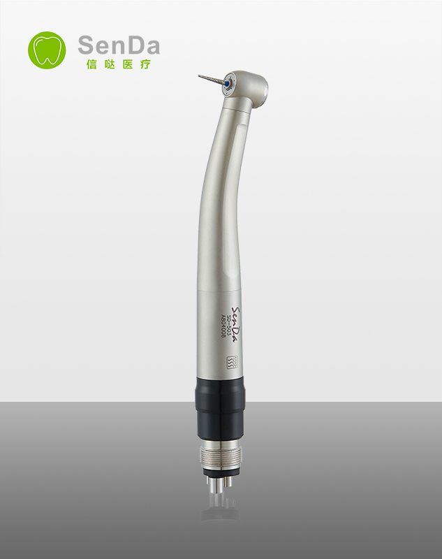 Peça de mão odontológica de turbina de ar com acoplador rápido