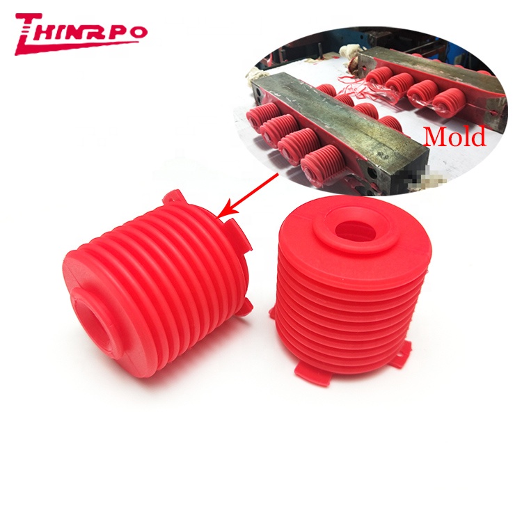 flexible dust proof silicone rubber Bellows