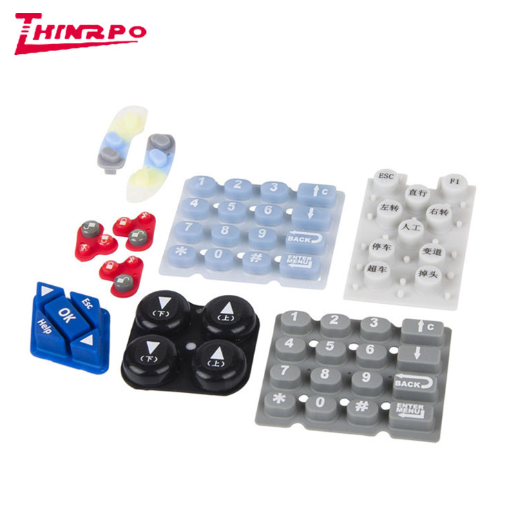 Custom Logo printed conductive silicone rubber keypad