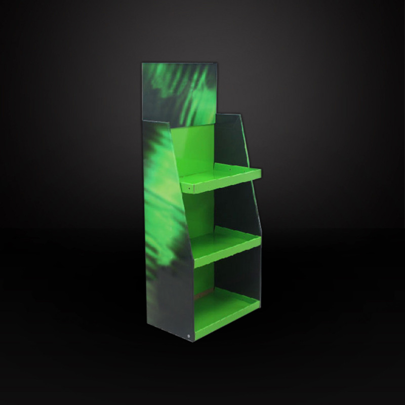 Multi layer paper PDQ retail store display stand rack